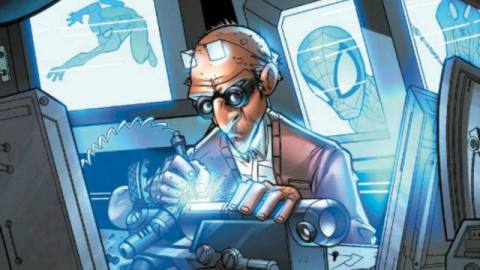The Tinkerer is a villain who prefers to avoid getting his hands dirty. Rather than directly commit crimes, Phineas Mason uses his engineering talent to create weapons for other villains. It's certainly a lucrative business.