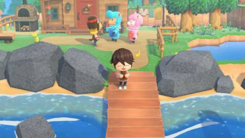 Animal Crossing wedding event screenshot
