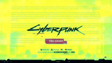 Cyberpunk 2077 launch trailer has a hidden message for fans