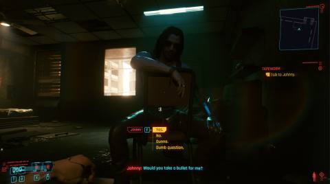 Cyberpunk 2077 Tapeworm and Chippin’ In | Should you give Johnny