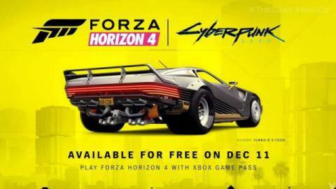 Cyberpunk 2077’s 2058 Quadra Turbo-R V-Tech Comes To Forza Horizon 4 Tomorrow