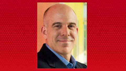 Portrait of Doug Bowser from Nintendo on a red dotted background