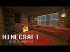 For Minecraft lovers I made this video with music & ambience sounds in a cozy wood cabin with fireplace & soothing rain sounds accompanied by relaxing music, enjoy!