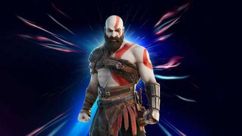 artwork of God of War’s Kratos in Fortnite