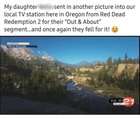 Gamer trolls TV station by using RDR2s beautiful scenery. Oregon TV mistakes it for an image from real life.