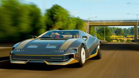 It looks like the Cyberpunk 2077 car is coming to Forza Horizon 4