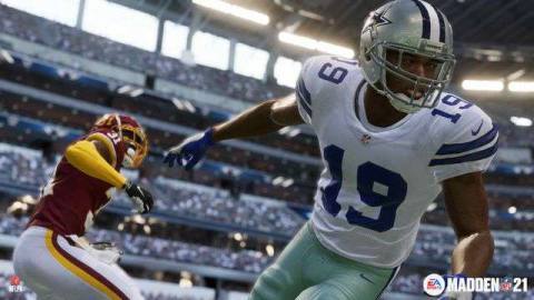Cowboys vs. Washington in Madden NFL 21 on PS5/Xbox Series X