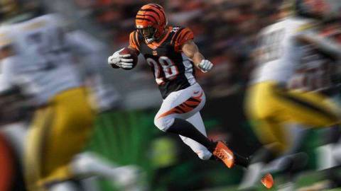 Bengals running back Joe Mixon in Madden NFL 21 on PS5/Xbox Series X