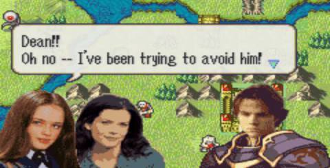 Someone has modded Gilmore Girls into Fire Emblem: The Sacred Stones