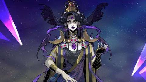 Nyx, the goddess of the night in Hades.