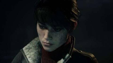 a close-up of Marianne, a young woman who is the protagonist of The Medium