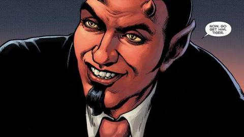 John Constantine just snogged Satan in a pub bathroom