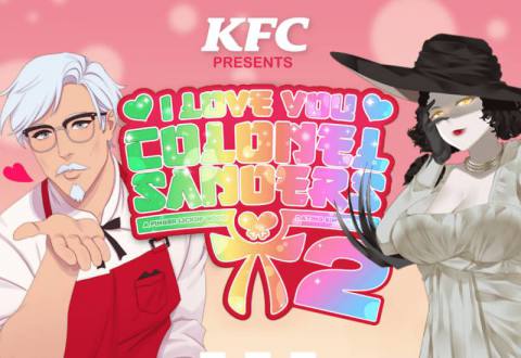 KFC Dating Sim Crosses Over With Resident Evil Village’s Big Tall Vampire Lady