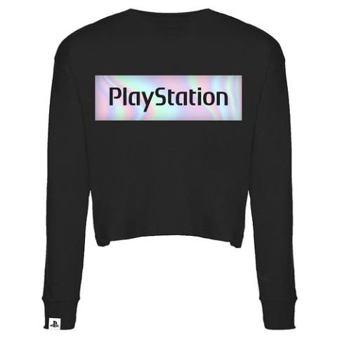 Playstation Gear Store Europe - Women&#x27;s Iridescent Semi-Crop Shirt