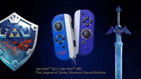 Special Edition Legend Of Zelda: Skyward Sword Joy-Cons Revealed For Nintendo Switch