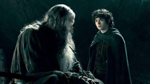 Frodo and Gandalf talk about how many who live to see such times wish they had not in the Fellowship of the Ring.