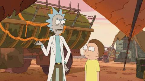 Rick and Morty - Rick and Morty in wasteland