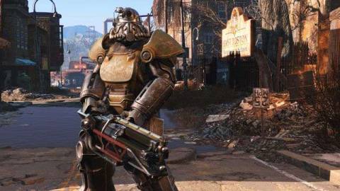 Brotherhood of Steel armor from Fallout 4