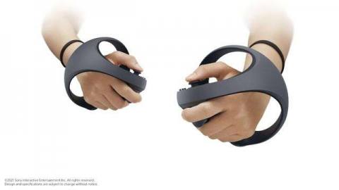 A photo of hands in Sony’s next-gen PlayStation VR controllers for PS5.
