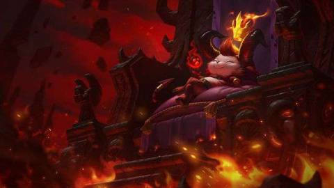 The Little Devil Teemo skin from League of Legends and Teamfight Tactics