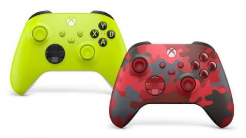 Two New Xbox Series X Wireless Controllers Revealed With Electric Volt and Daystrike Camo