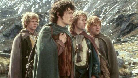 Frodo, Samwise, Merry and Pippin from The Lord of the Rings