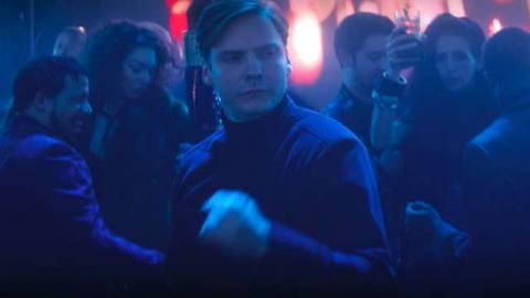 Daniel Brühl as Baron Zemo dancing in The Falcon and The Winter Soldier