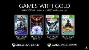 May’s Xbox Games with Gold titles announced