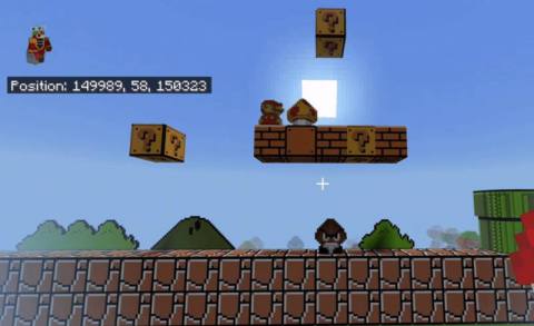 Minecraft Player Perfectly Recreates Super Mario Bros