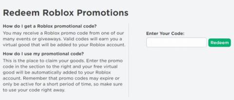 roblox promocodes