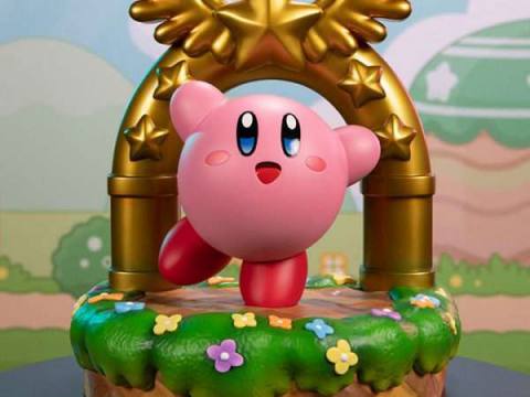 This Kirby Goal Door statue is too cute to not pre-order