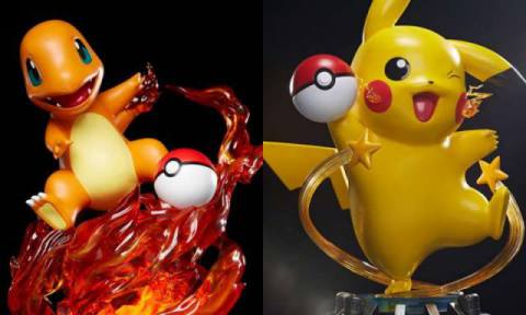 Incredible Pokémon Pikachu And Charmander “Life-Sized” Statues Revealed