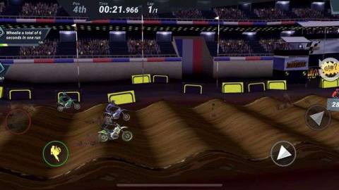 This motocross game has no illusions about where you’ll be playing it