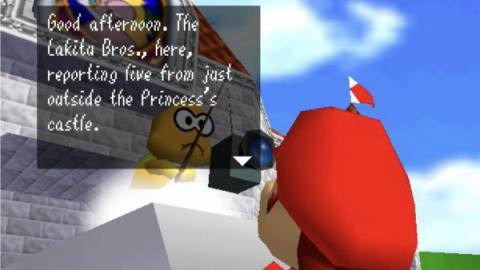 Super Mario 64 camera screenshot