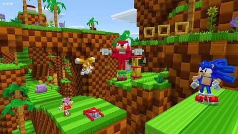 Sonic the Hedgehog is in Minecraft now