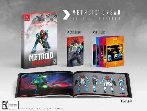 Where to pre-order Metroid Dread standard and special edition
