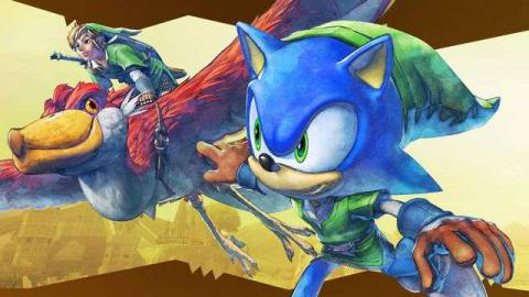 Let us not forget Sonic the Hedgehog’s weird Zelda: Skyward Sword crossover