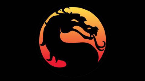 The original Mortal Kombat logo.