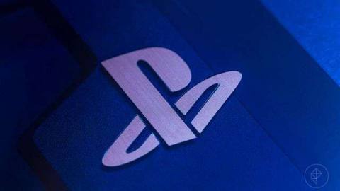 500 Million Limited Edition PS4 Pro - close-up of PlayStation logo on top of the console