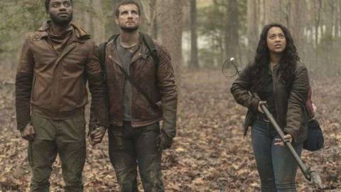 Nico Tortorella as Felix, Aliyah Royale as Iris, Jelani Alladin as Will - The Walking Dead: World Beyond