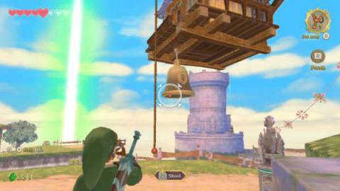 Zelda Skyward Sword: how to get to Beedle’s flying shop to buy adventure pouch & wallet upgrades