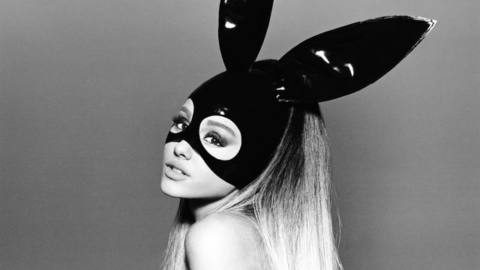 Ariana Grande on the cover of her album Dangerous Woman