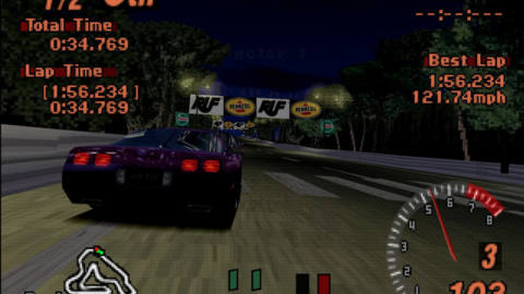Gran Turismo running in 4K on Xbox Series S via the Duckstation emulator