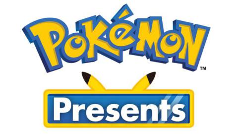 Title logo for Pokémon Presents on a white background
