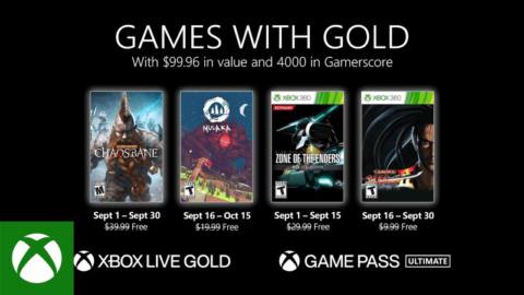 Xbox Games With Gold September 2021 Free Games Revealed