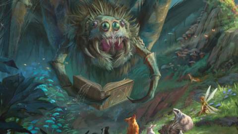 Giant spider hiding inside new D&D book might have a good point, actually