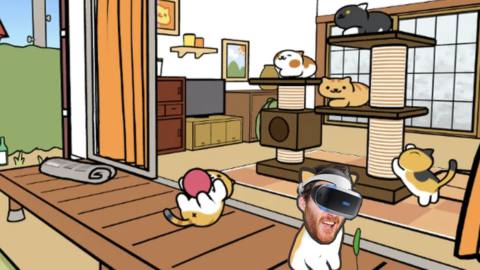 Neko Atsume VR: Kitty Collector might be the most adorable VR game ever