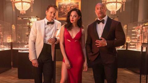 Red Notice trailer has The Rock, Gal Gadot, Ryan Reynolds, and explosions