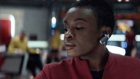 Star Trek: Strange New Worlds: Uhura at the controls