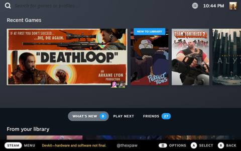 SteamOS 3 leaks, giving us a look at the full Steam Deck UI